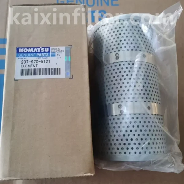 2079705121 Komatsu Hydraulic Filter 10/12μm Synthetic Media Filtration
