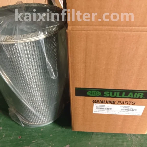 250042862 Sullair Air-Oil Separator | D1=272mm D2=100mm D3=40mm H1=360mm Weight=2.68kg