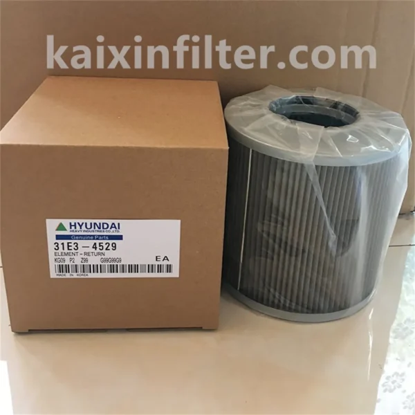 Hyundai R 140 LC-7 excavator Cummins B3.9-C fitment for Hyundai 31E34529 hydraulic filter,