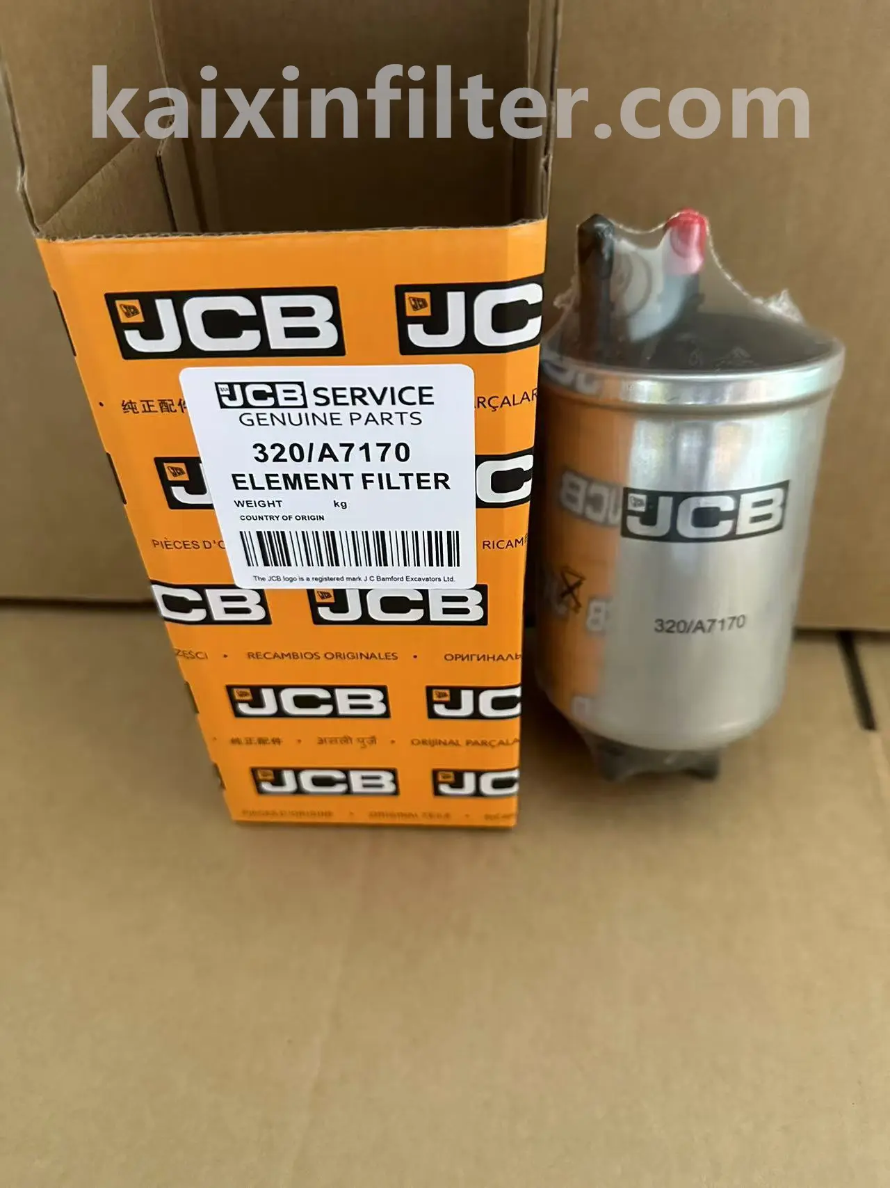 320A7170 JCB Fuel Filter for Construction and Agricultural Equipment