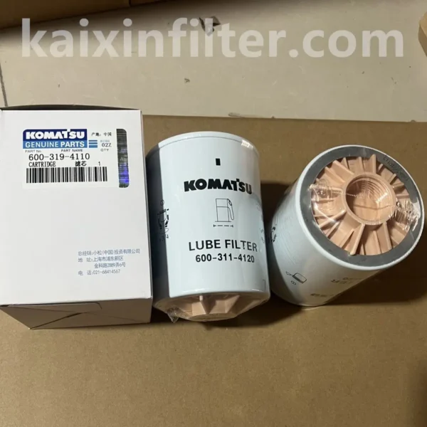 6003114120 Komatsu Fuel Filter | 12μm Beta 75 High-Efficiency Filtration for Komatsu Heavy Equipment | Kaixin Filter