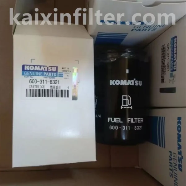 6003118321 Komatsu Fuel Filter | 99% Efficiency 25μm Precision Filtration for Komatsu Heavy Equipment | Kaixin Filter