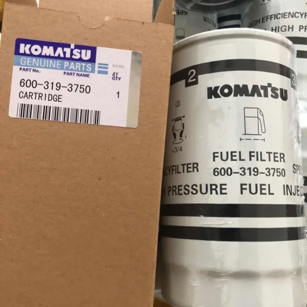 6003193750 Komatsu fuel filter compatible with KOMATSU PW 160-10 excavator