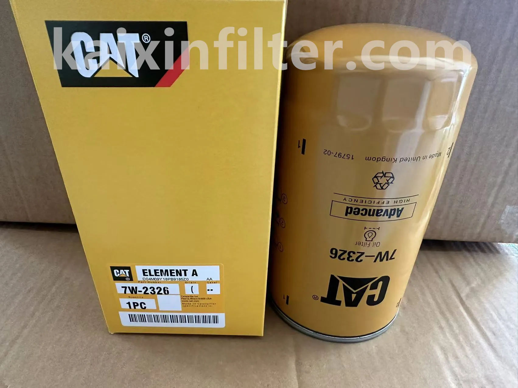 7W2326 7W-2326 caterpillar oil filter for heavy-duty engine lubrication systems