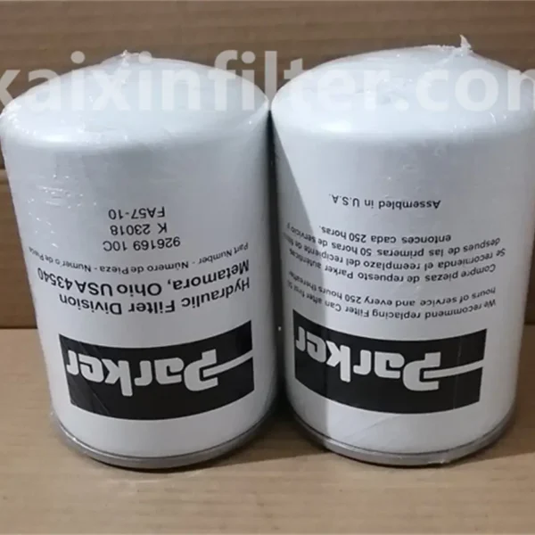 92616910C Parker Hydraulic Filter, 7μm Efficiency, Fits Caterpillar & Challenger Machinery | Kaixin Filter
