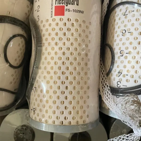 FS1029W Fleetguard Fuel Filter | 12μm High-Efficiency Fuel Filter with Water Separation for Diesel Engines