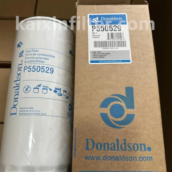 Donaldson P550529 fuel filter for AVR PUMA III Volvo TAD1371-75VE 99% 5 micron