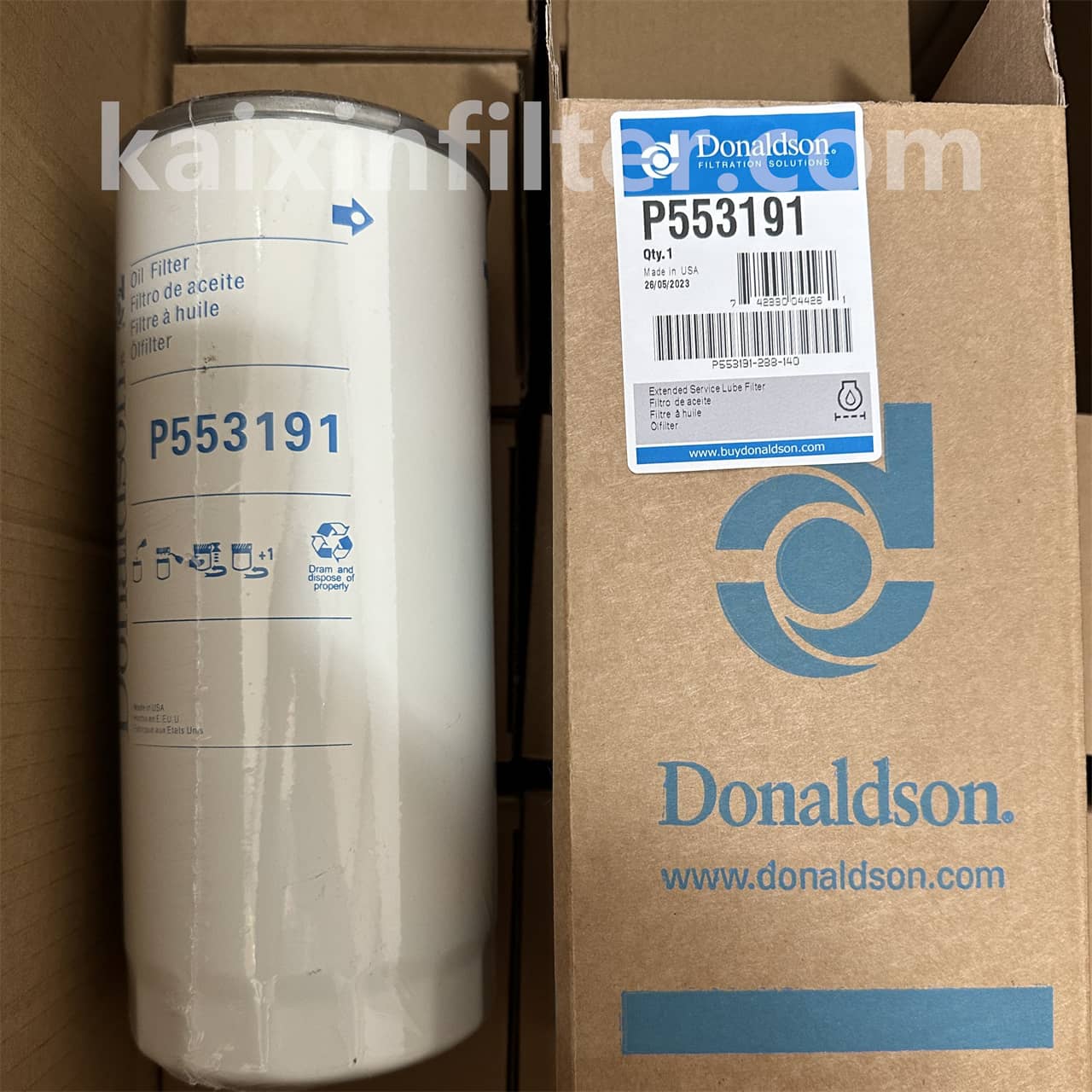 Donaldson P553191 lube filter for IRISBUS ARES 12