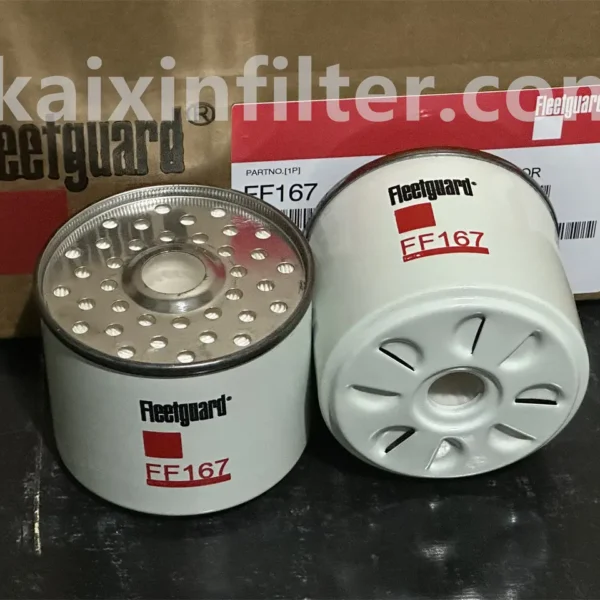 ff167 fleetguard fuel filter 14 micron for clark 55r loader perkins 6.354