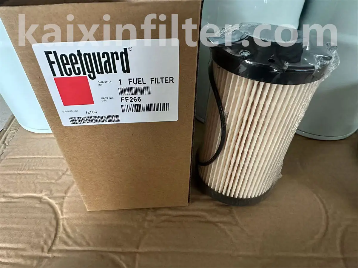FF266 Fleetguard Fuel Filter | 95mm OD, Compact Diesel Fuel Filter for Light & Medium-Duty Engines