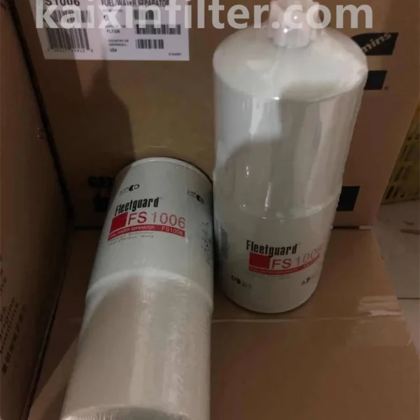 FS1006 Fleetguard fuel filter replacement for BelAZ 74242 mining truck Cummins KTA38 engine