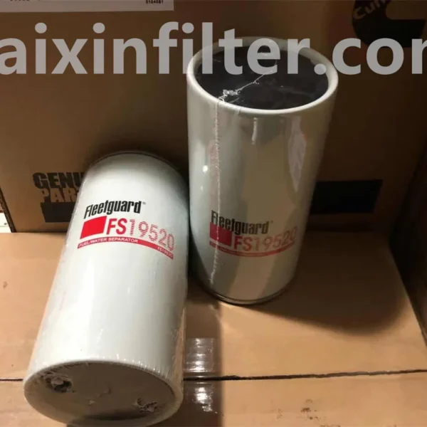 FS19520 Fleetguard Fuel Filter | 1"-12 UNF Thread 0.62kg Lightweight Fuel Filter for Diesel Systems