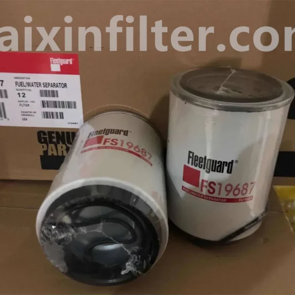 FS19687 Fleetguard Fuel Filter | Heavy-Duty Fuel Filtration for Diesel Engines