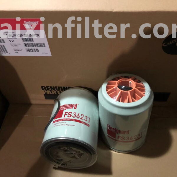 FS36231 Fleetguard Fuel Filter | 95% Efficiency at 15 Micron Heavy-Duty Diesel Engine Protection