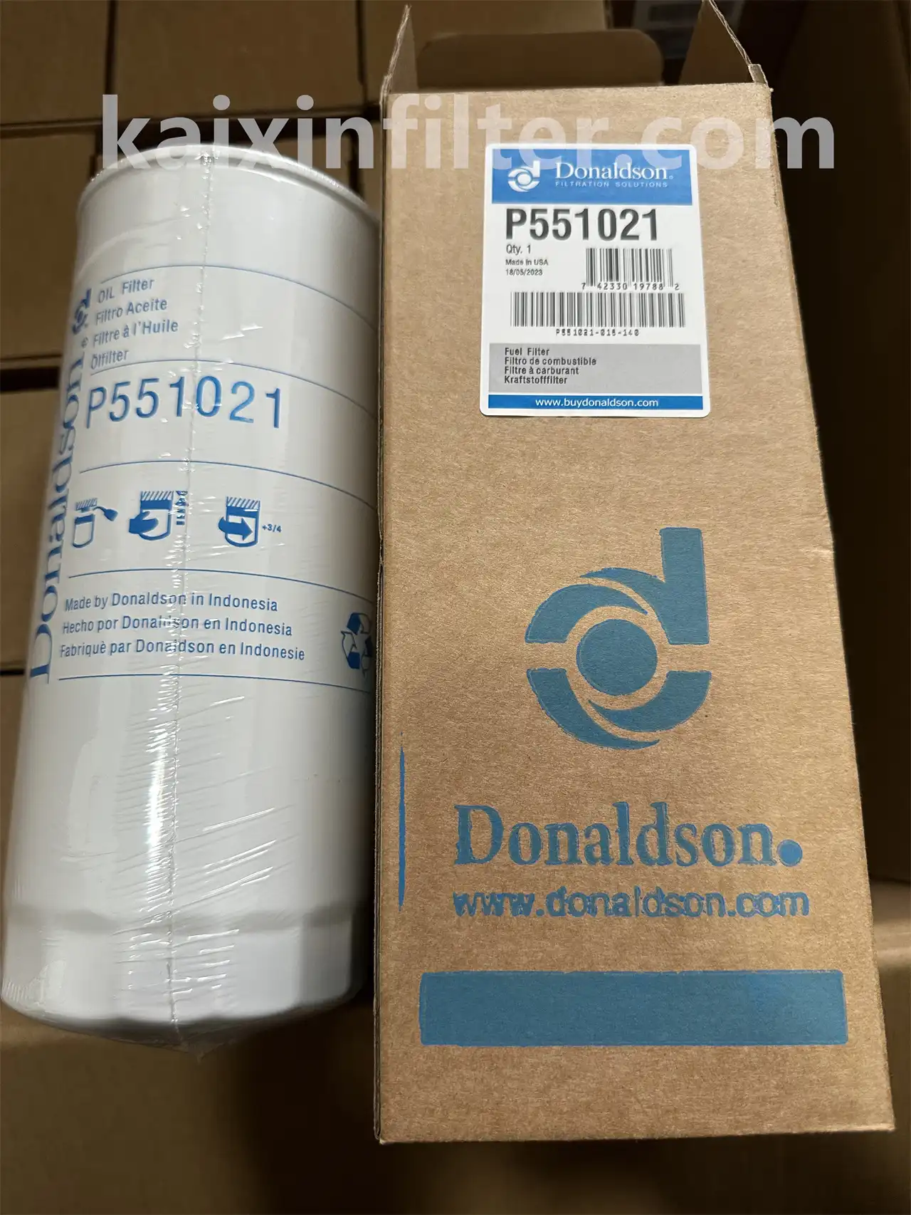 SDMO X 1000 K generator MTU 16V2000-G63 fitment for Donaldson P551021 fuel filter, 99% at 5 micron