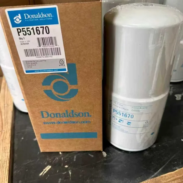 P551670 Donaldson Oil Filter for Construction Equipment Engines