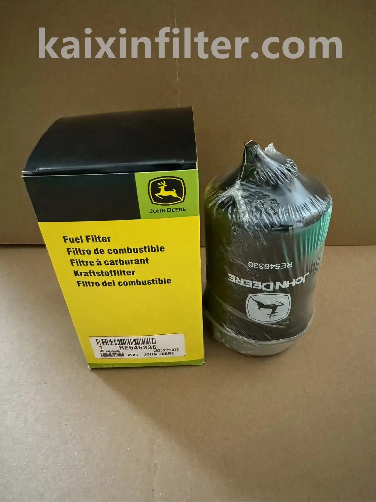 RE546336 John Deere Fuel Filter for Agricultural Diesel Engines