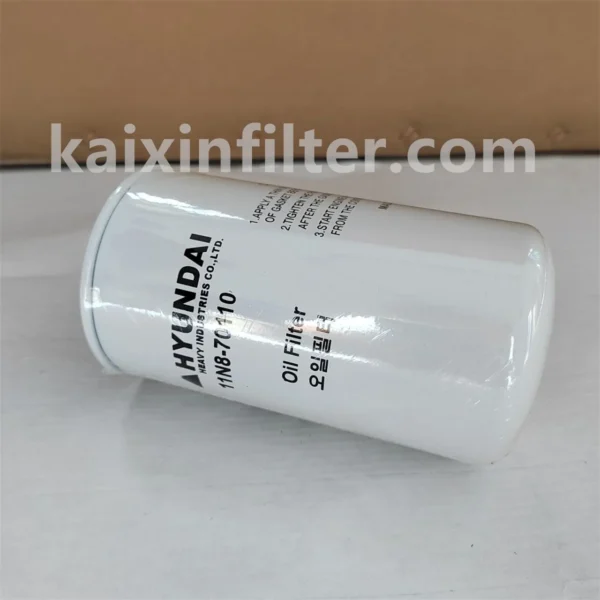 11N8-70110 Hyundai Oil Filter for HW 210 Wheel Excavator Cummins QSB 6.7 Engine