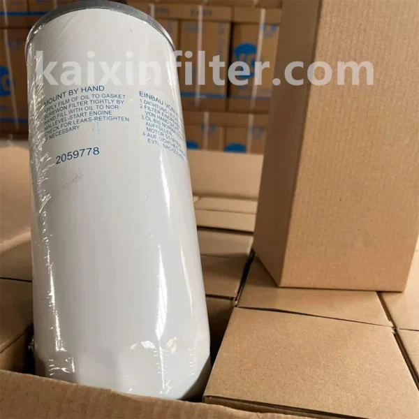 2059778 oil filter replacement for Scania G 380 Euro 4 truck DC 12 13-380 engine
