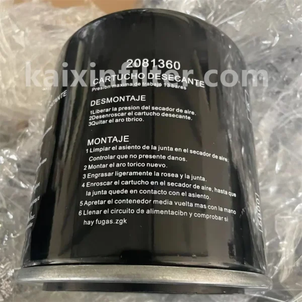 2081360 Scania Desiccator Filter for G 280 6x2 Tractor Truck OC09.104 GNL Engine