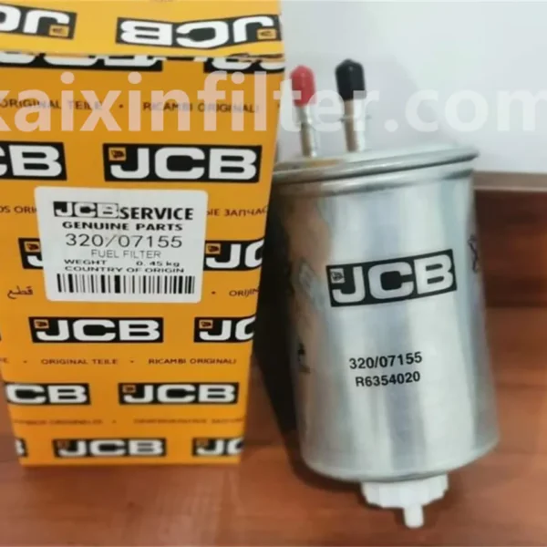 320-07155 fuel filter replacement for JCB 940 forklift TC 55 engine 2012-01 onwards