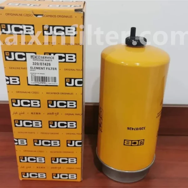 320-07426 fuel filter replacement for JCB JS 300 excavator MTU engine 2017-01 onwards
