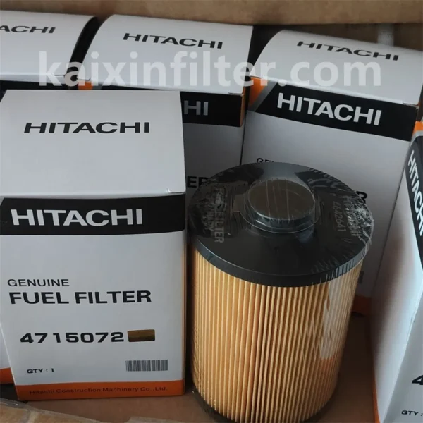 4715072 Hitachi Fuel Filter for ZW 250 Loader Isuzu AH6HK1 Engine