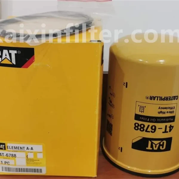 4T-6788 hydraulic filter for Caterpillar D6N XL bulldozer with C6.6 engine, serial number PBA00001+