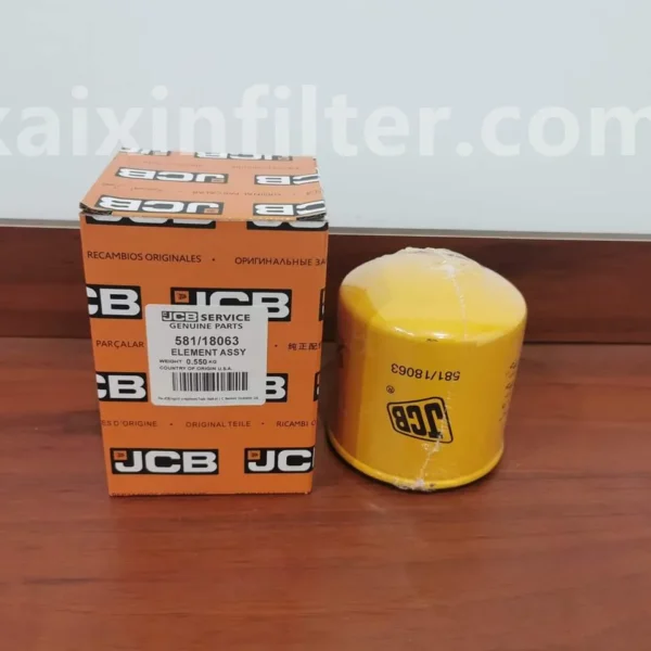 581-18063 hydraulic filter replacement for JCB 3 CX EC backhoe loader 444/448TA4/I engine