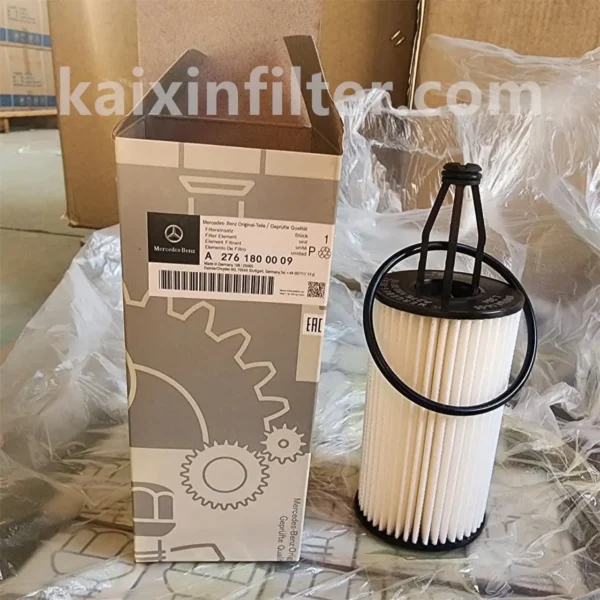 A2761800009 Mercedes oil filter replacement for C300 light vehicle M276.957 engine