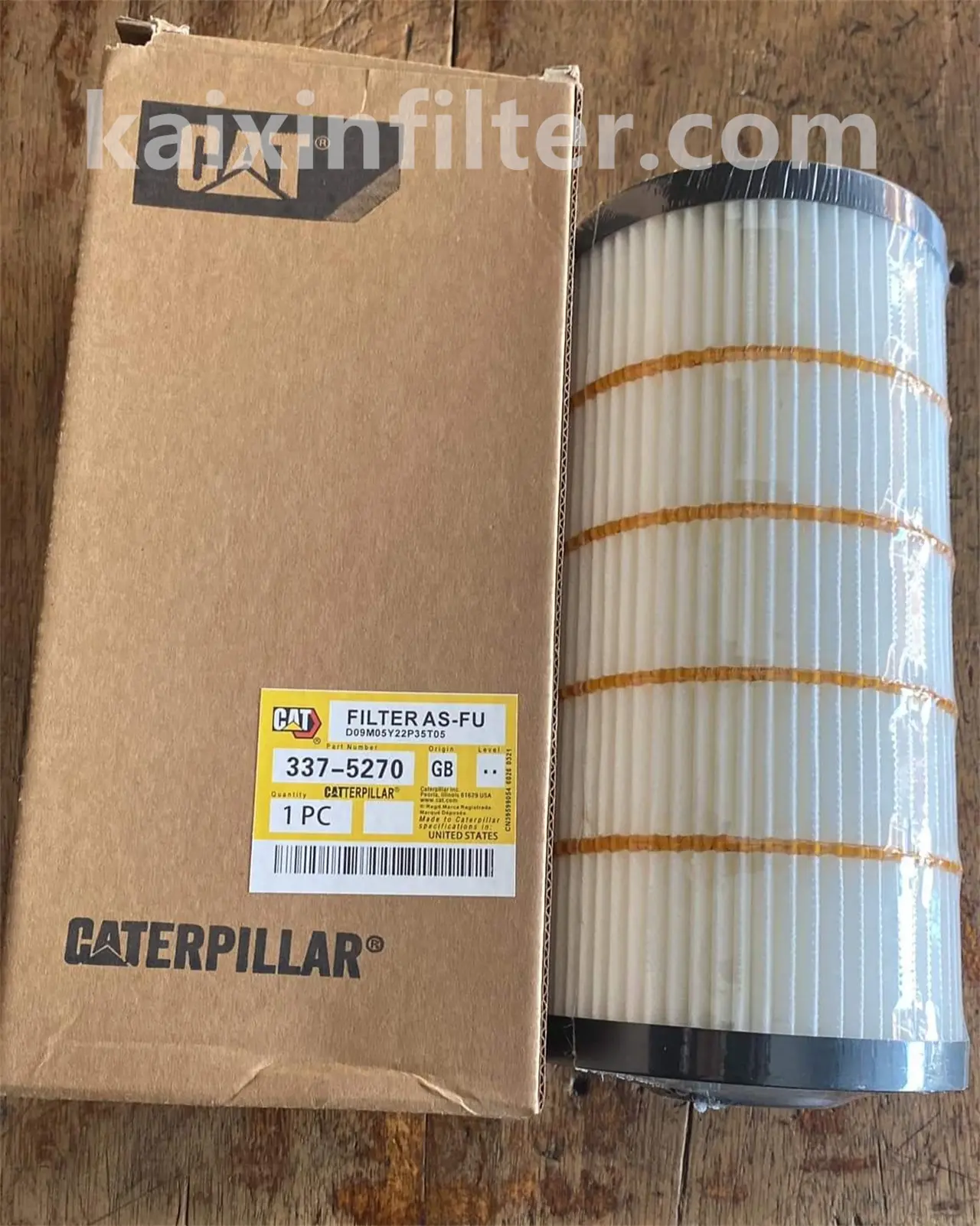 3375270 hydraulic filter for Caterpillar D5 R-LGP bulldozer with 127 kW diesel engine