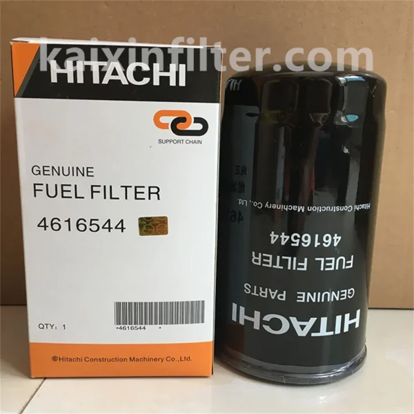 4616544 replacement fuel filter compatible with Hitachi Isuzu engine