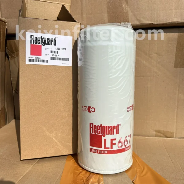 LF667 Fleetguard Oil Filter for MAN FM 12340 Truck MAN D 12 D Engine