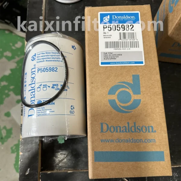 P505982 replacement fuel filter compatible with Volvo TAD941GE