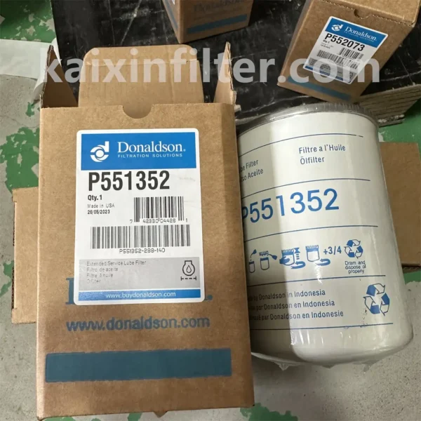 P551352 Donaldson Oil Filter for Sullair 175 H Compressor John Deere 4045H 275 Engine