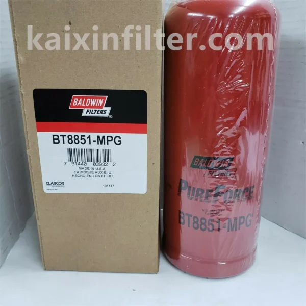 BT8851MPG Baldwin hydraulic filter replacement for Bobcat 435EG mini excavator Kubota diesel engine