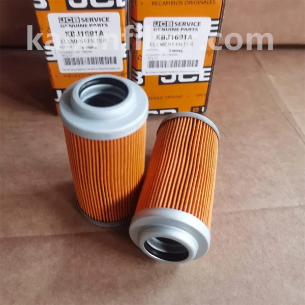 KBJ1691A JCB hydraulic filter replacement for JCB JS130 excavator Isuzu 4BDI TPA 05 engine