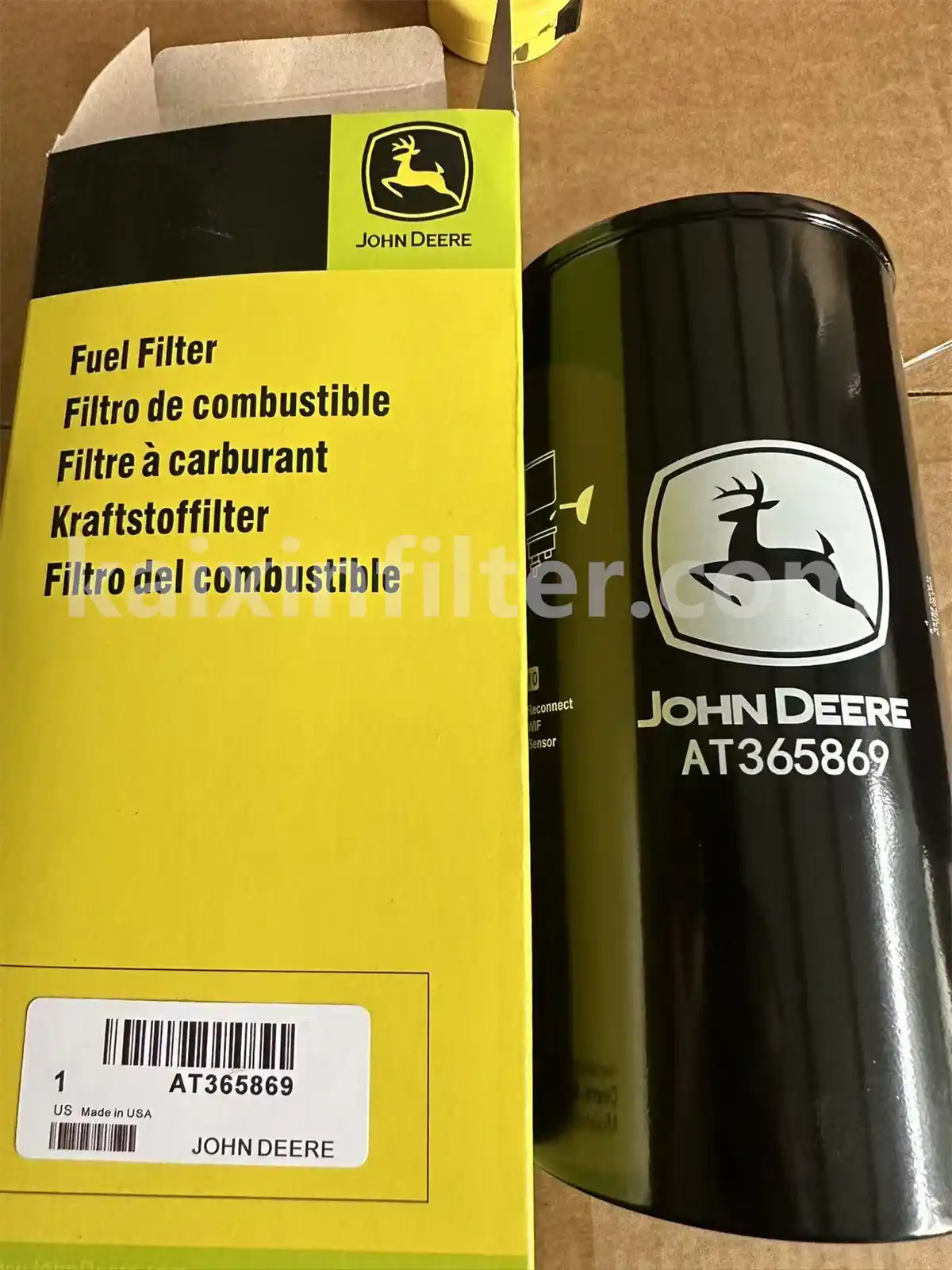 AT365869 John Deere fuel filter replacement fits S7 900 combine harvester PC16524 chassis JDPT 6136HX diesel engine