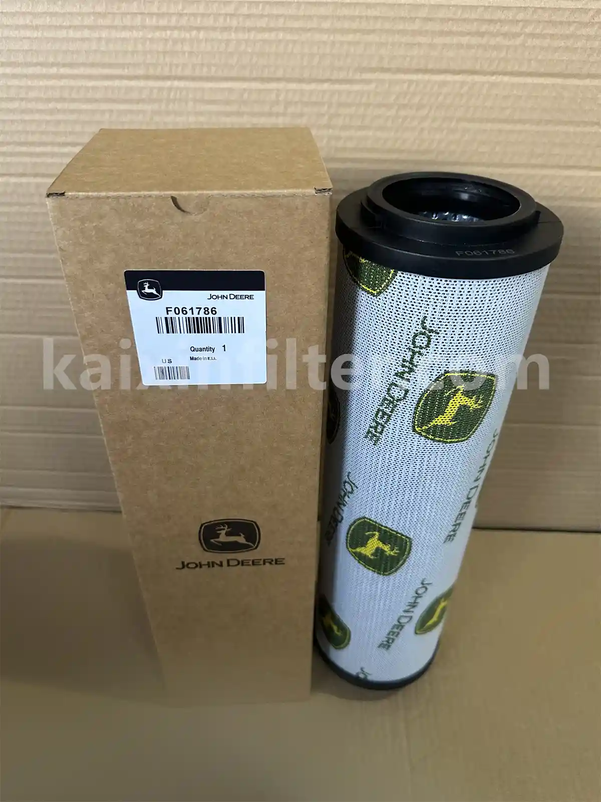 F061786 John Deere hydraulic filter replacement fits 643 K feller buncher PC10125 chassis JDPS 6068/HTJ55 diesel engine